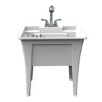 32 Utility Sink : Architect's specifications furnish and ins
